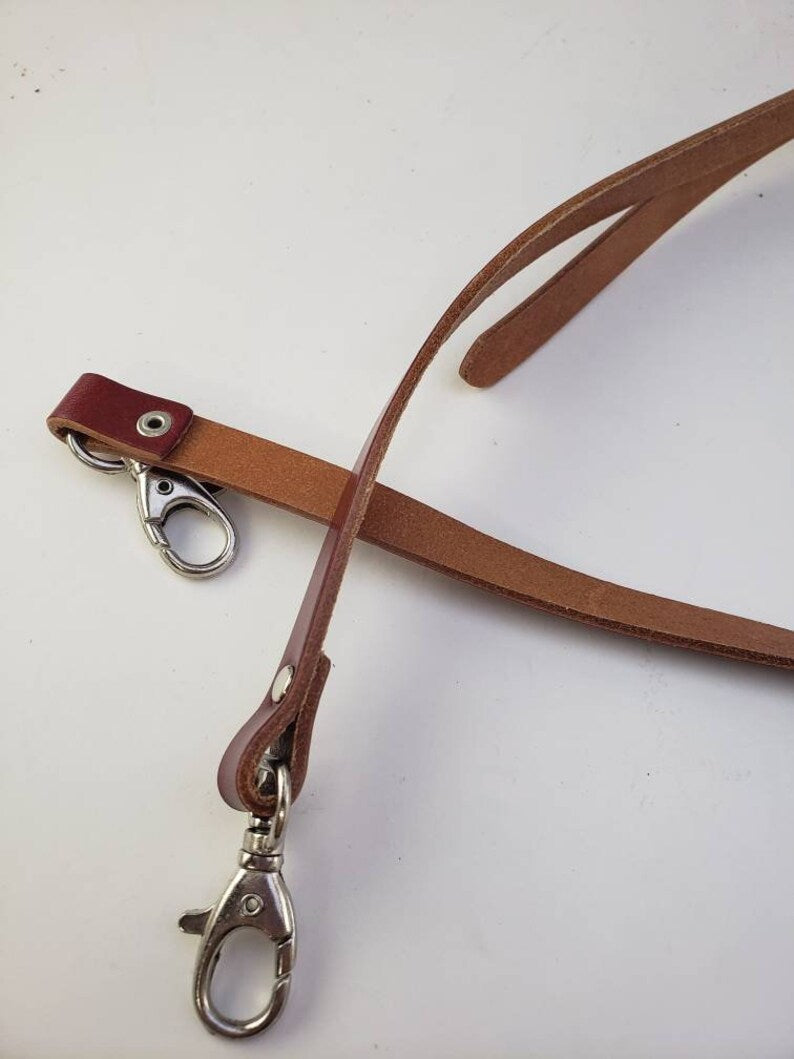 Genuine Handmade Leather Strap / Handle for Handbag / Purse