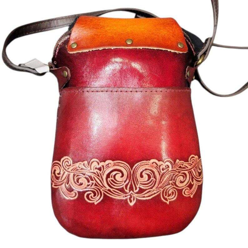 Genuine Handmade Leather Sloth Purse High-Quality Leather phone purse /Crossbody Bag with Adjustable Strap for Daily Use & Animal Lovers
