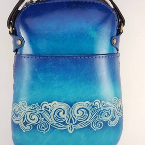 Handmade genuine leather horse purse