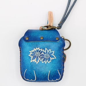 Genuine Handmade Leather Unicorn Coin Purse / Wristlet