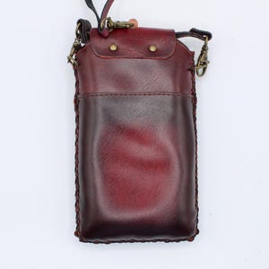 Genuine Handmade Leather Bat Cell Phone Case