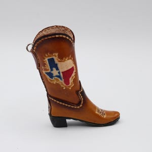 Genuine Handmade Leather Cowboy Boot Key Chain