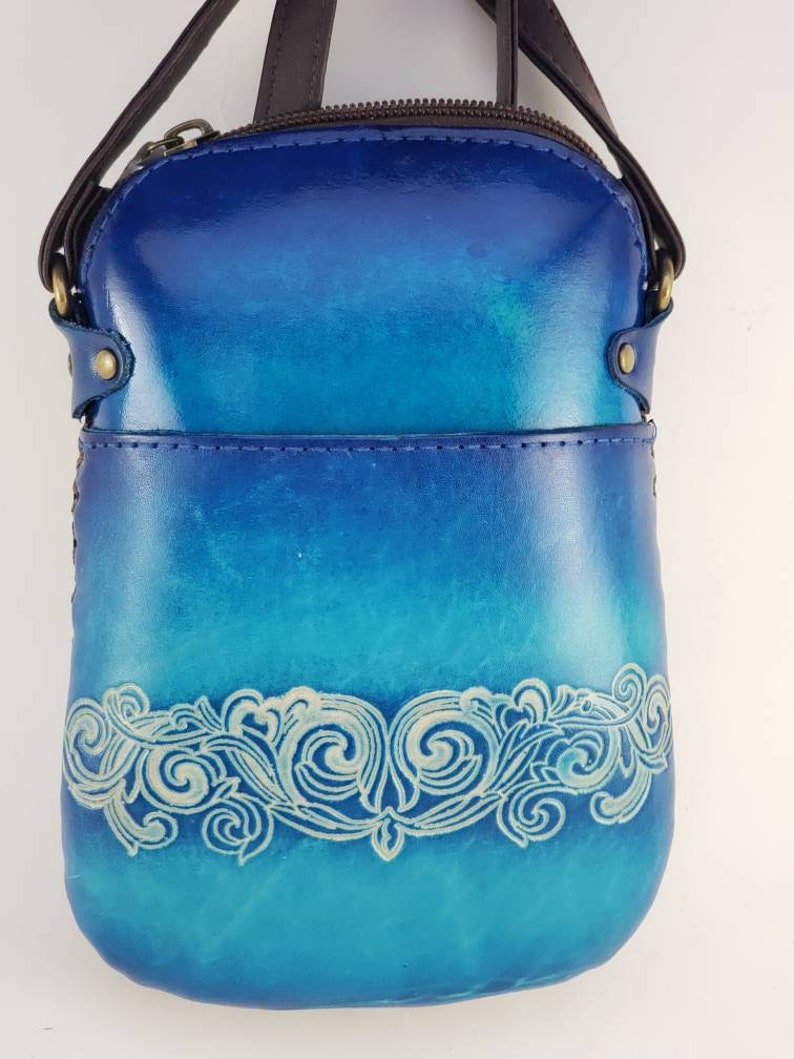 Handmade genuine leather horse purse