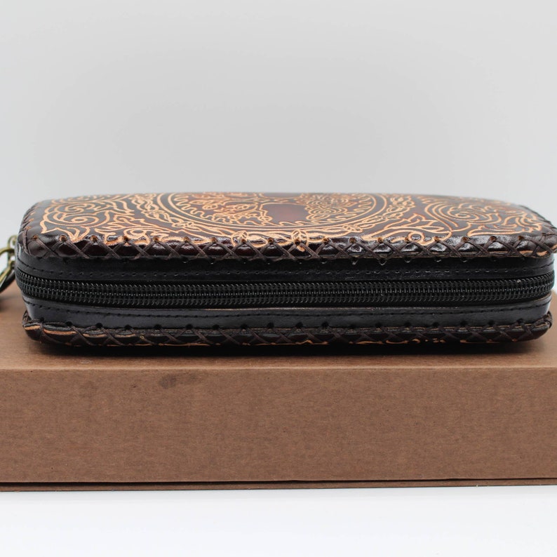 Genuine Handmade Leather Tree of Life Wallet