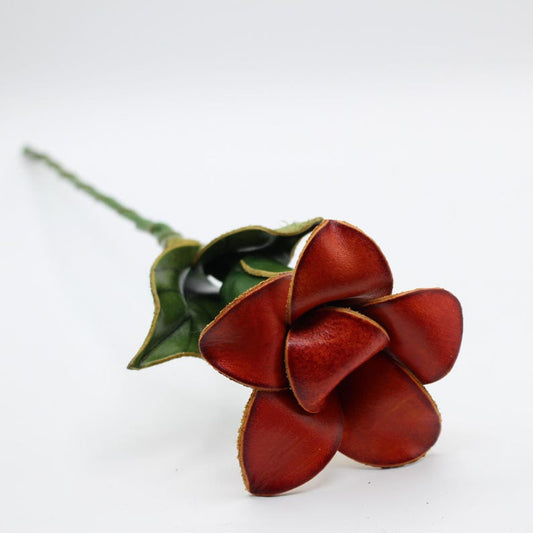 Genuine Handmade Leather Flower