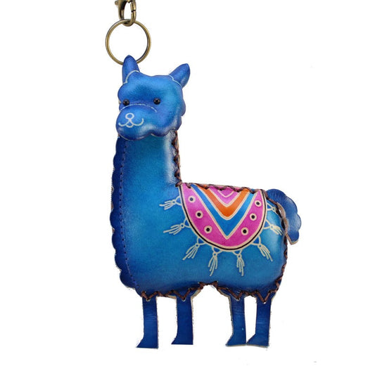 Genuine Handmade Leather Llama Coin Purse / Wallet