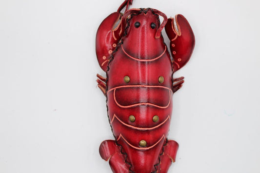 Genuine Handmade Leather lobster Coin Purse / Wallet