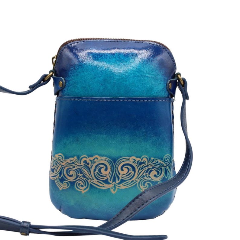 Genuine Handmade Leather Bee Purse / Crossbody/ Phone Bag, Shoulder Bag, Mini Bag, Animal-themed Bag, Cartoon Bag