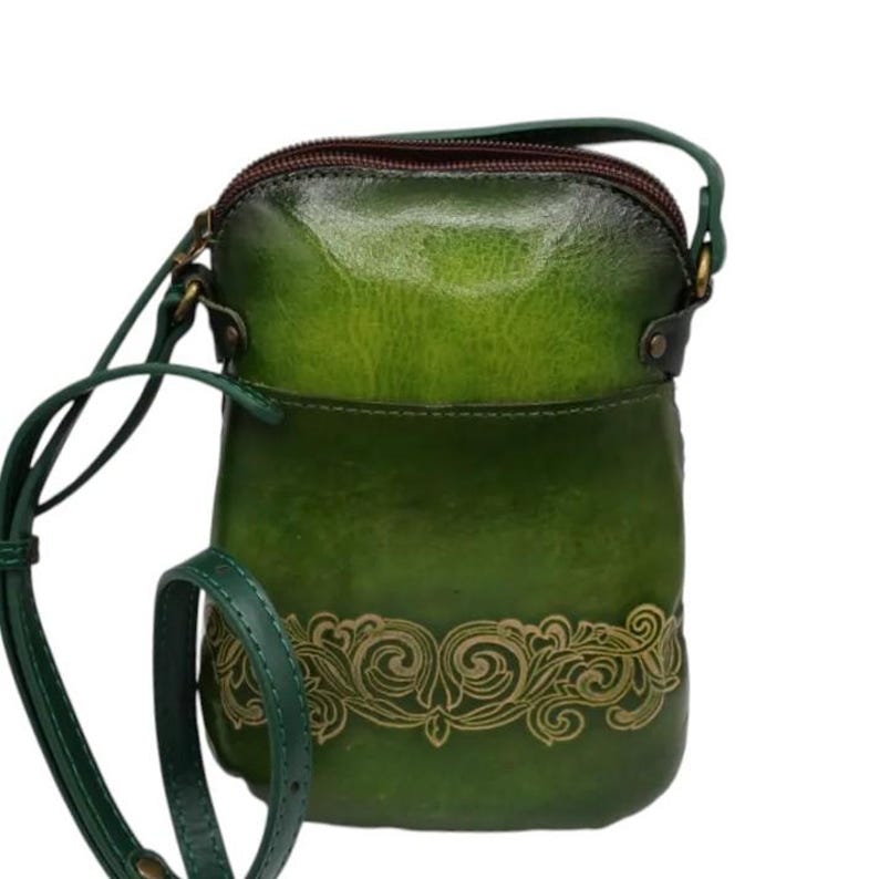 Genuine Handmade Leather Cat Purse , Crossbody, Phone Bag, Shoulder Bag, Mini Bag, Animal-themed Bag, Cartoon Bag