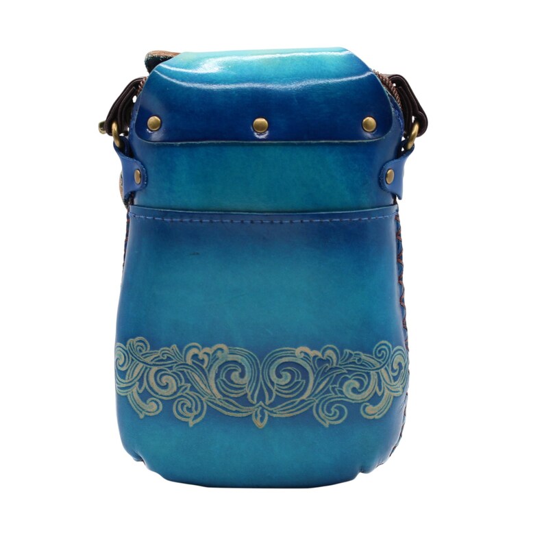 Genuine Handmade Leather Hummingbird Purse / Crossbody/ Phone Bag, Shoulder Bag, Mini Bag, Animal-themed Bag, Cartoon Bag