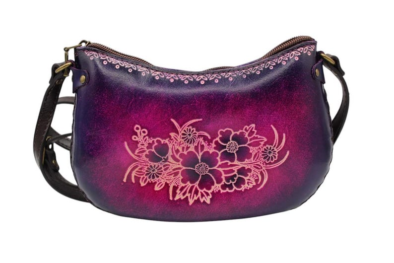Genuine Handmade Leather Butterfly Purse / Crossbody/ Phone Bag, Shoulder Bag, Mini Bag, Animal-themed Bag